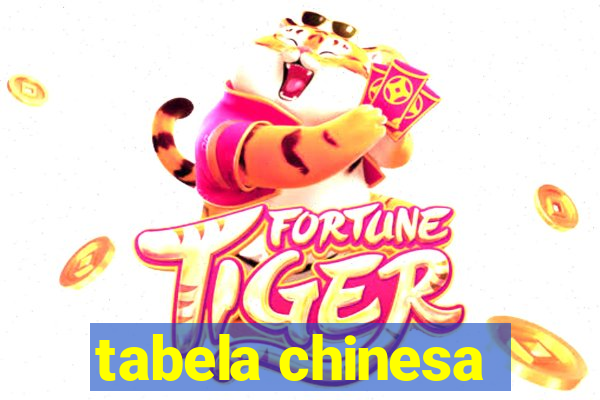 tabela chinesa